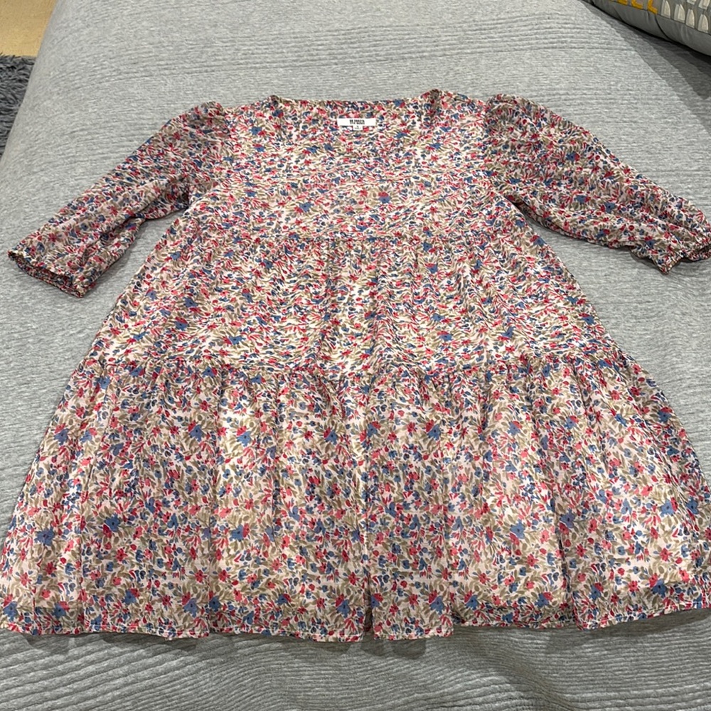 Floral Long Sleeve Dress